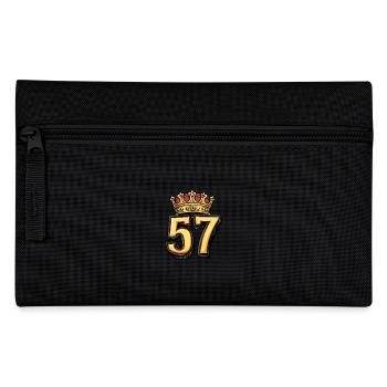 57 Number Crown - Pencil Case - black - Front