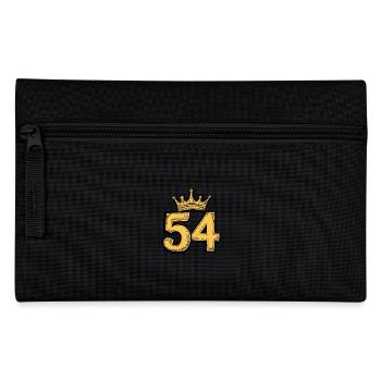 54 Zahl Krone - Federtasche - Schwarz - Vorne