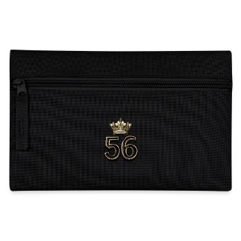 56 Zahl Krone - Federtasche - Schwarz - Vorne