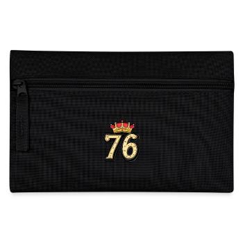 76 Number Krone - Pencil Case - black - Front