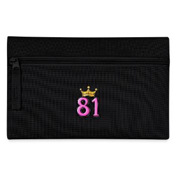 81 Number Krone - Pencil Case - black - Front
