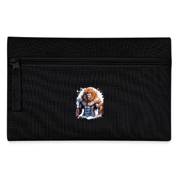 Gymnase de combattant Lion Muscles - Trousse - noir - Devant