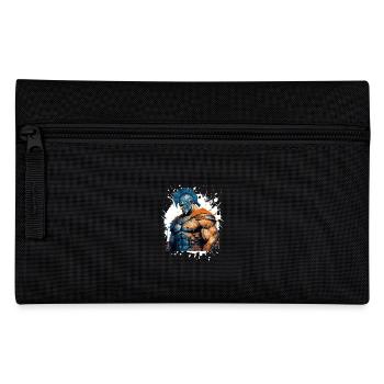 Spartaner Muskeln Gladiator Gym - Federtasche - Schwarz - Vorne