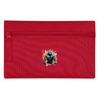 Muscle léopard Bête de combat - Trousse - rouge - Devant