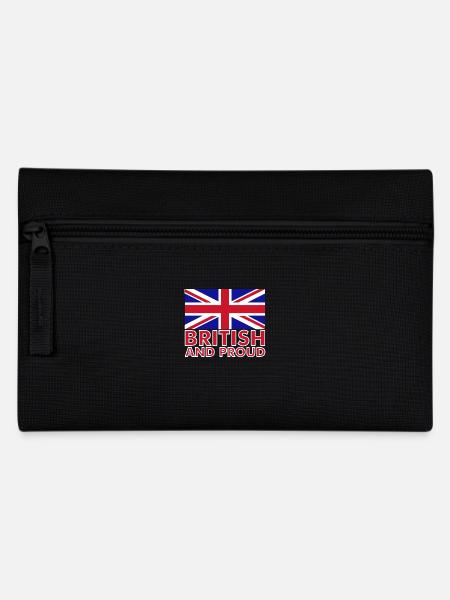 British and Proud - Pencil Case - black