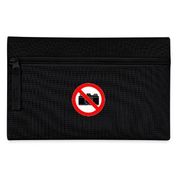NO PHOTOS - Federtasche - Schwarz - Vorne