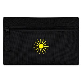 Sonne / Sommer - Federtasche - Schwarz - Vorne