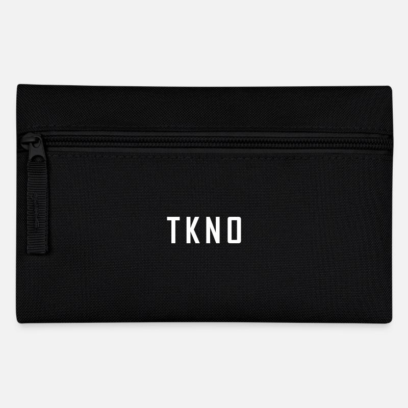 tkno-schwarz4 - Federtasche - Schwarz