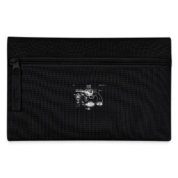 revolver vintage drawing - Pencil Case - black - Front