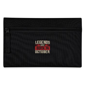 LEGENDS ARE BORN IN OCTOBER - Pencil Case - black - Front