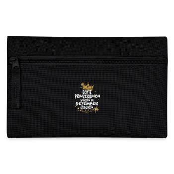 Véritables Princesses sont nés en décembre - Trousse - noir - Devant