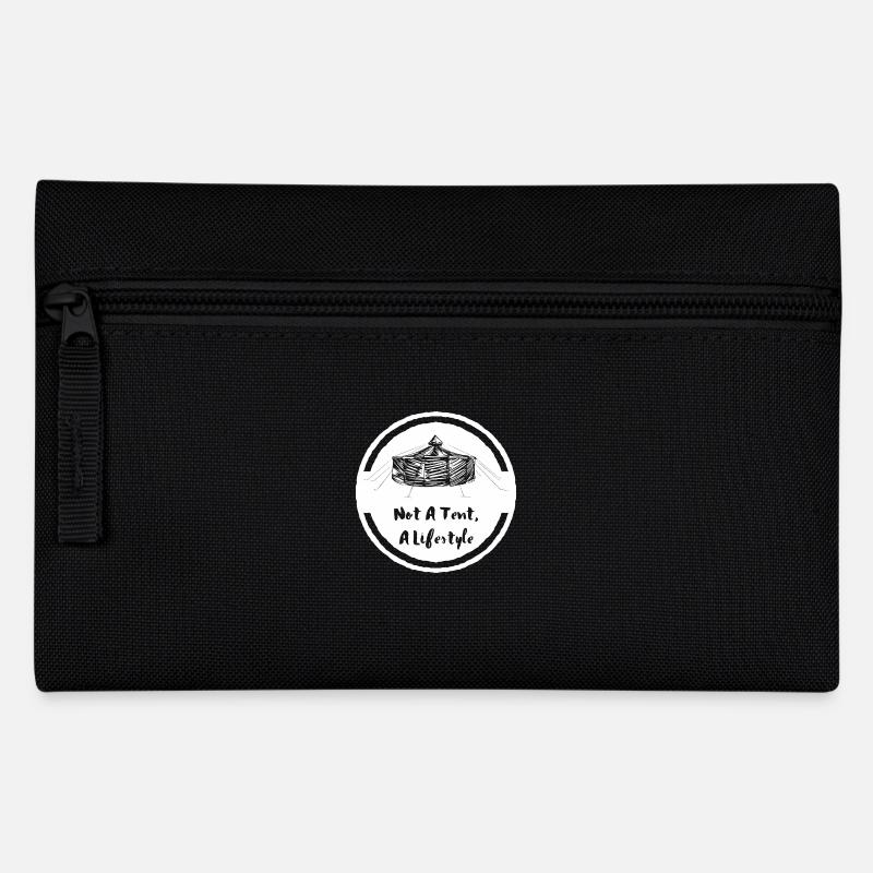 not_a_tent_jurte_wei-- - Pencil Case - black