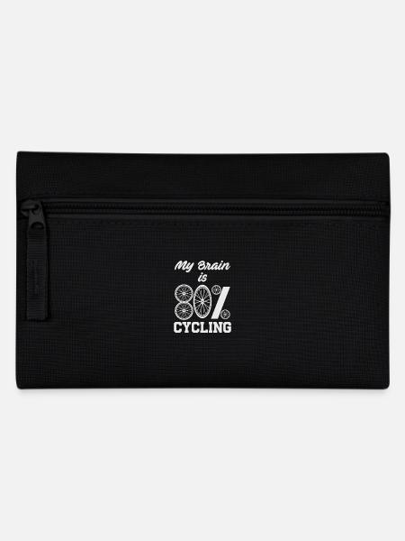 MY BRAIN 80% CYCLING - Pencil Case - black