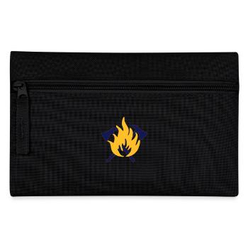 Les pompiers flamme et la hache - Trousse - noir - Devant