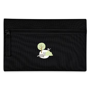 Patch_Dachs - Federtasche - Schwarz - Vorne