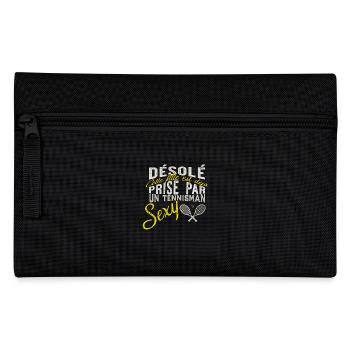 tennismen sexy t-shirt cadeau - Trousse - noir - Devant