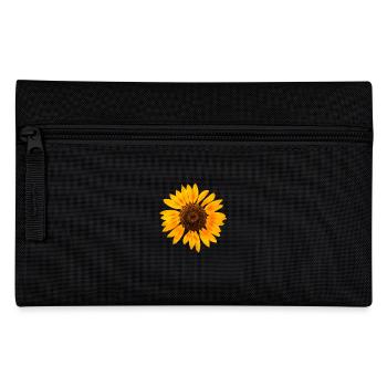 Sonnenblume - Federtasche - Schwarz - Vorne