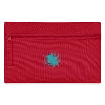 Vector background de - Federtasche - Rot - Vorne