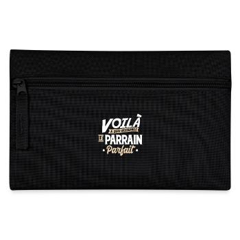 Le parrain parfait cool - Trousse - noir - Devant