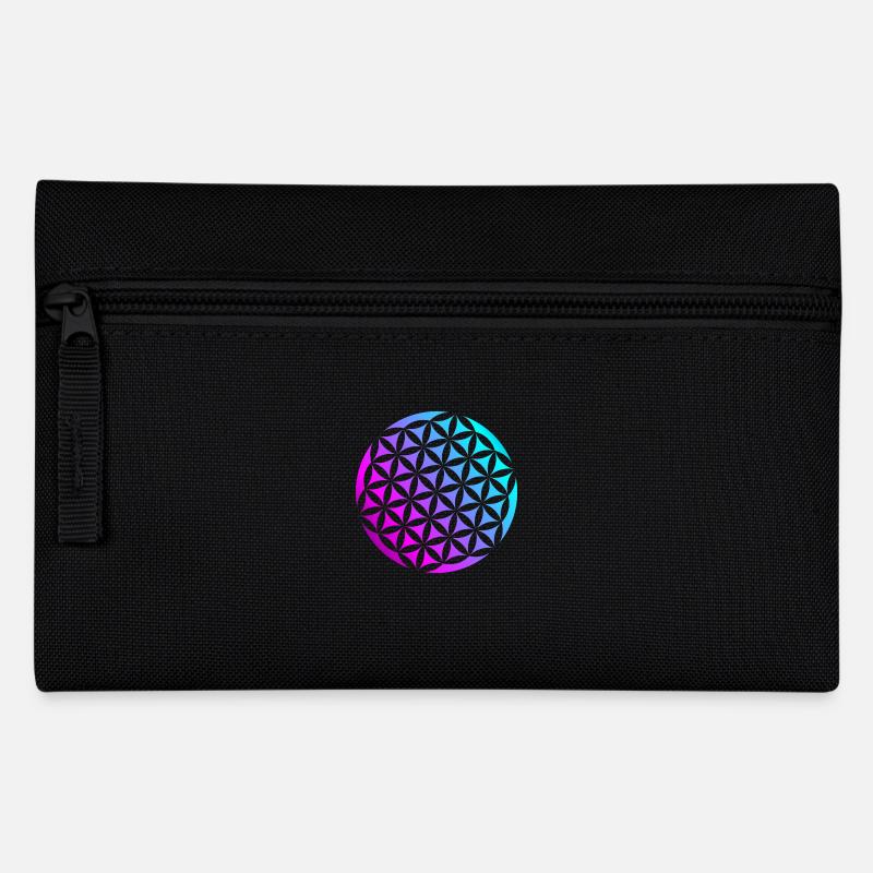 Fleur de vie - Trousse - noir