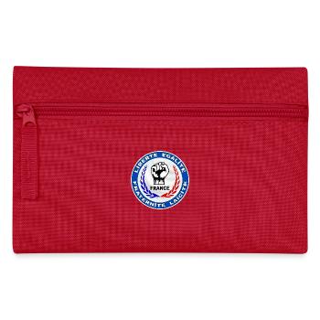 France logo tricolore 4 - Trousse - rouge - Devant