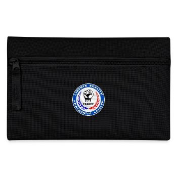 France logo tricolore 4 - Trousse - noir - Devant