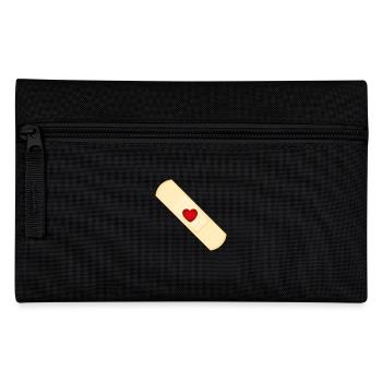 Smiley Plaster - Pencil Case - black - Front