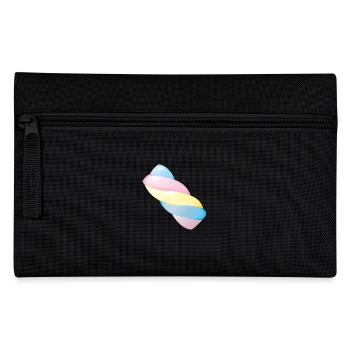 Smiley Marshmallow - Pencil Case - black - Front