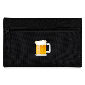 Smiley Beer - Pencil Case - black - Front