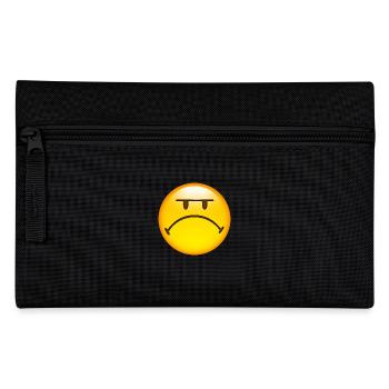 Smiley Glossy Mad - Pencil Case - black - Front
