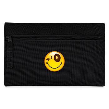 Smiley Blue Eye - Pencil Case - black - Front