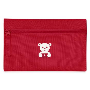 Teddybär creator youtube - Federtasche - Rot - Vorne
