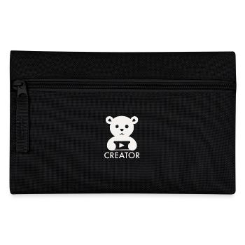Teddybär Creator YouTube - Federtasche - Schwarz - Vorne