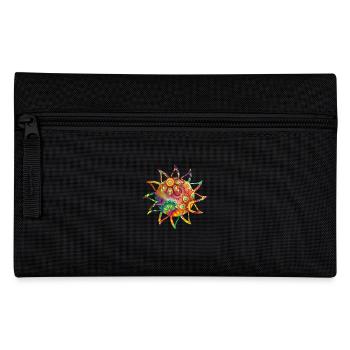 Sonne - Federtasche - Schwarz - Vorne