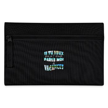 Vacances avec humour : parle-moi de vacances - Trousse - noir - Devant