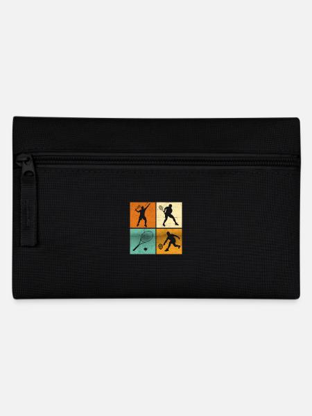 Passionné de tennis tshirt joueur de tennis - Trousse - noir