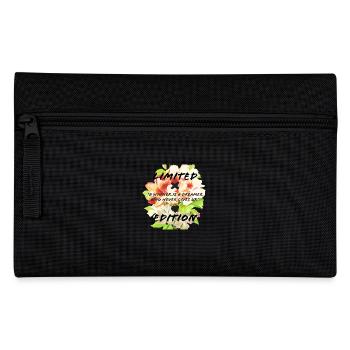 Zitat - Federtasche - Schwarz - Vorne