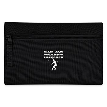 Tennis - Federtasche - Schwarz - Vorne