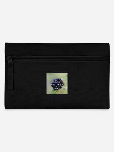Brombeere Brombeeren Beeren Früchte - Federtasche - Schwarz
