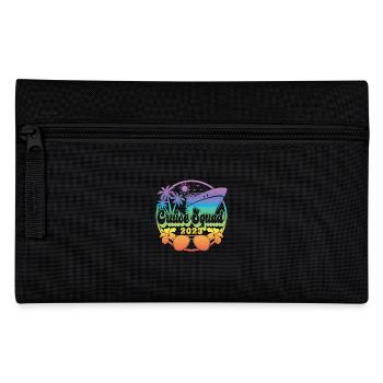 Cruise Squad 2023 Cruising Family Friends Vacation - Pencil Case - black - Front