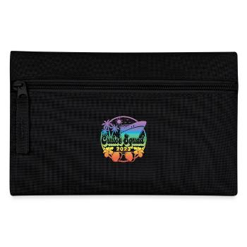 Cruise Squad 2023 Cruising Family Friends Vacation - Pencil Case - black - Front