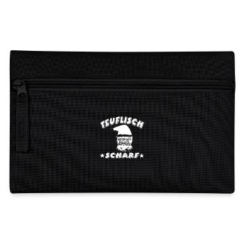 Hund - Federtasche - Schwarz - Vorne