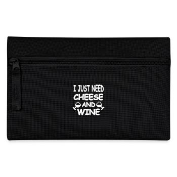 Wein - Federtasche - Schwarz - Vorne