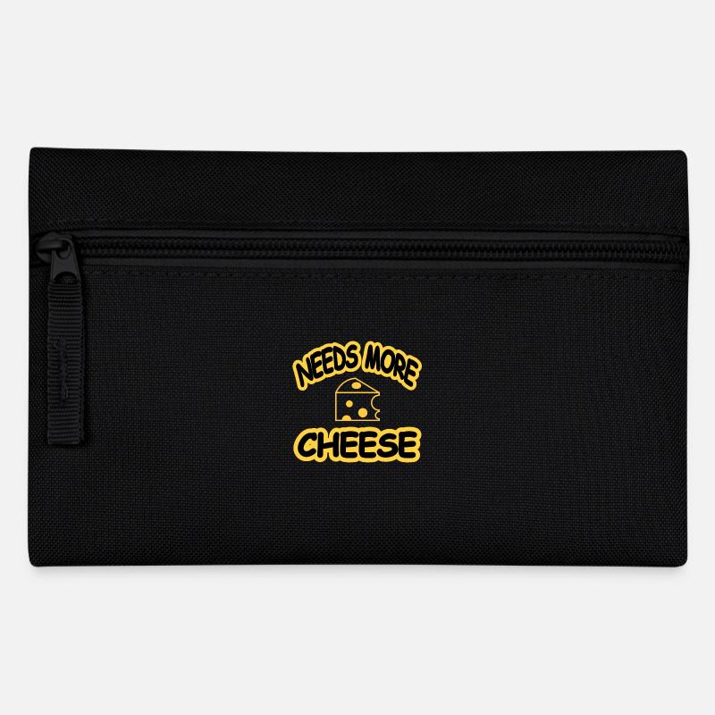Käse - Federtasche - Schwarz