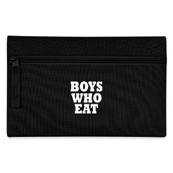Boys who eat - Federtasche - Schwarz - Vorne