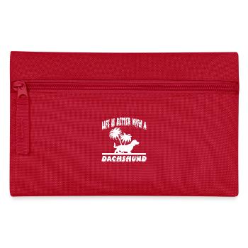 Dachshund - Pencil Case - red - Front