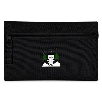 Polar Bear - Pencil Case - black - Front