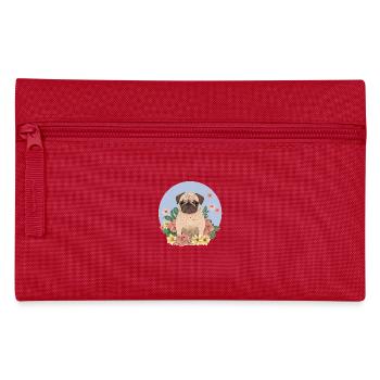 Pug - Pencil Case - red - Front