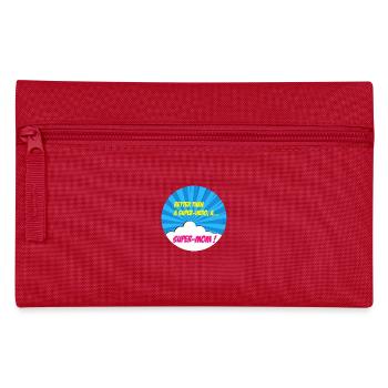 Super-maman, super-héros. Meilleure maman. BD. - Trousse - rouge - Devant