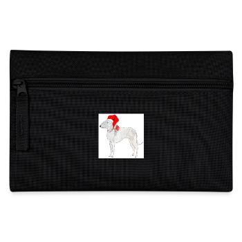 Bedlington Terrier Aufkleber - Federtasche - Schwarz - Vorne